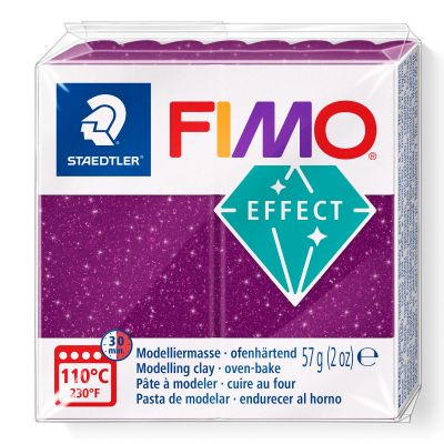 Полимерна глина Staedtler Fimo Effect, 57g, галактическо лилав 602