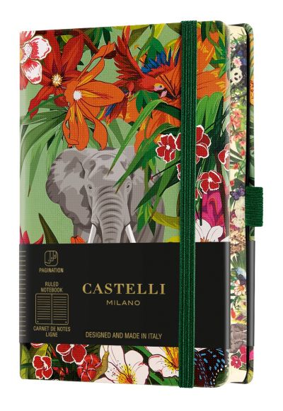 Бележник Castelli Eden, 9x14cm, линиран, Eelephant