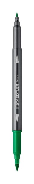 Акварелни флумастри Staedtler 3001, двув, зелен 5