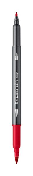 Акварелни флумастри Staedtler 3001, двув, червен 2