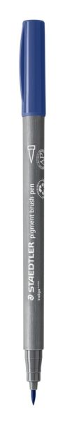 Флумастер Staedtler Pigment Brush 371, индиго 36