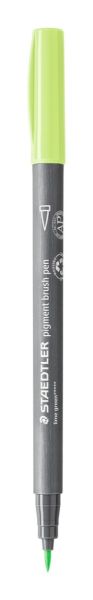 Флумастер Staedtler Pigment Brush 371, лайм 530