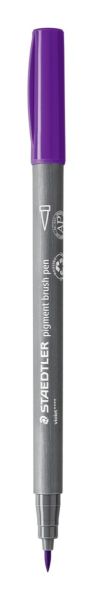 Флумастер Staedtler Pigment Brush 371, лилав 6