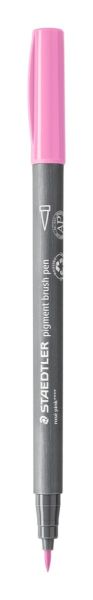 Флумастер Staedtler Pigment Brush 371, розов 208