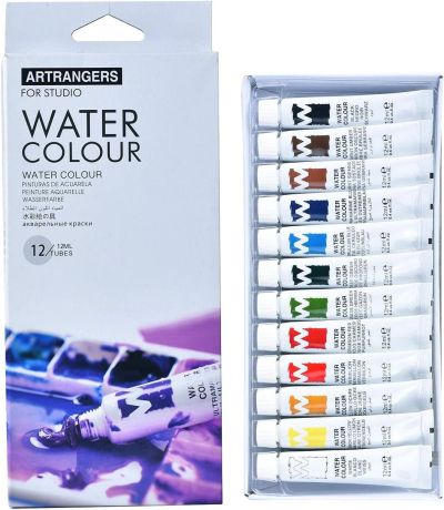 Акварелни боички Art Ranger, 12 цвята x 12ml