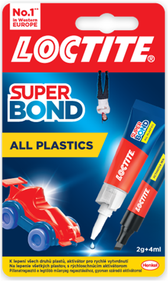 Секундно лепило LOCTITE Super Bond All Plastics,2g