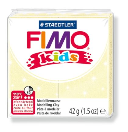 Полимерна глина Staedtler Fimo Kids,42g, перлено жълт 106