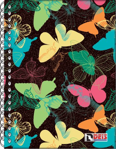 Бележник Deis 10х14 cm, твърди корици, спирала, КИДС 2025