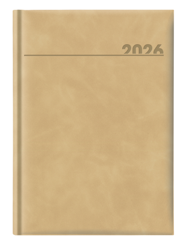 Календар-бележник Castelli Chia 894 A5, 2026, кремав