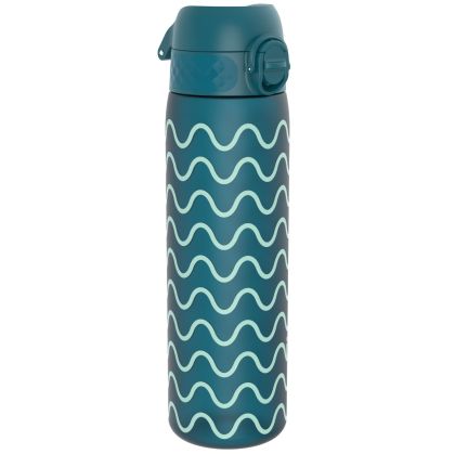 Бутилка за вода Ion8 Print, рециклирана пластмаса, 500ml, ВЪЛНИ