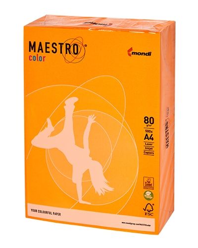 Копирна хартия Maestro Color 80g опаковка 500 старо злато AG10
