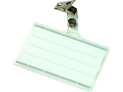 Легитимационна табелка Donau, с клип, 85x50mm