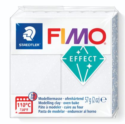 Полимерна глина Staedtler Fimo Effect, 57g, галактическо бял 002