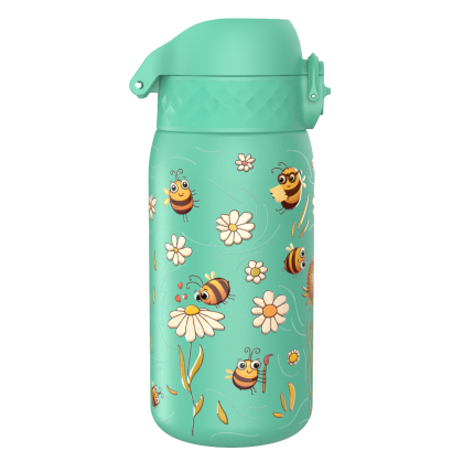 Термо бутилка за вода Ion8 Print, метална, 320ml, Bees