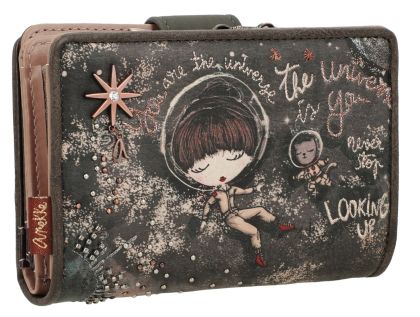 Портфейл Anekke Universe, 14x10x2 cm