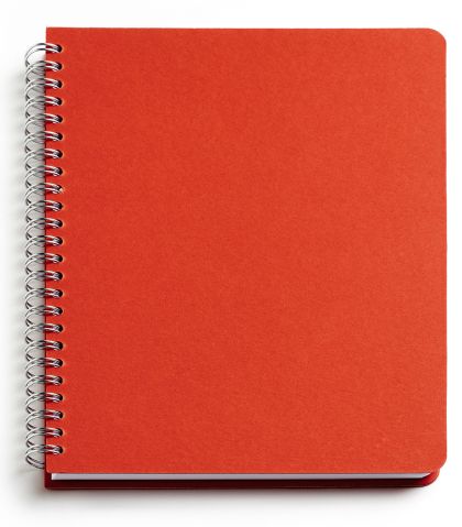 Бележник със спирала Сатурн, А5, корал