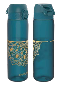 Бутилка за вода Ion8 Print, рец.пл, 500ml,Mandalas