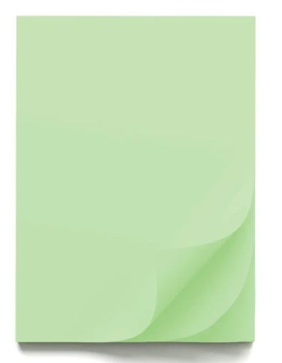 Цветен картон B1, 70x100cm, 220g, 10 листа, ПАСТЕЛНО ЗЕЛЕН