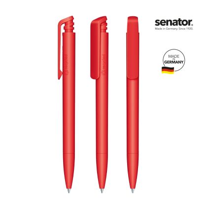Химикалка Senator Trento Matt Recycled 3305,червена 186