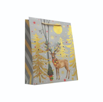 Подаръчна торбичка XMAS Deluxe L, 26x32x10 cm