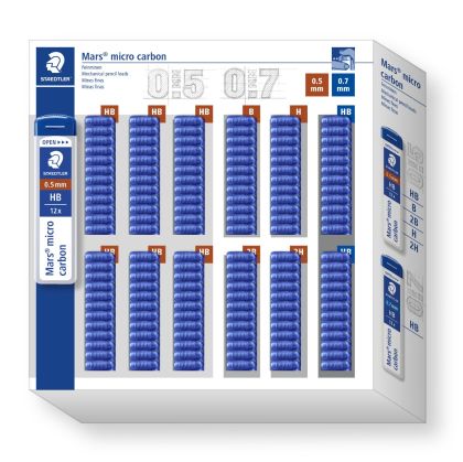 Дисплей графити Staedtler Mars 250, 144 бр