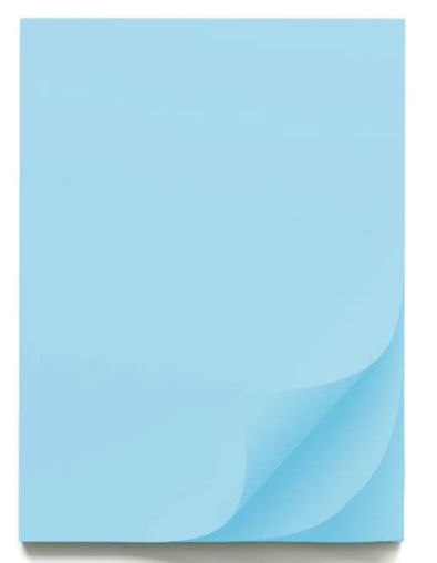 Цветен картон B1, 70x100cm, 220g, 10 листа, ПАСТЕЛНО СИН