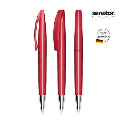 Химикалка Senator Bridge Polished MT 3252, червен 186