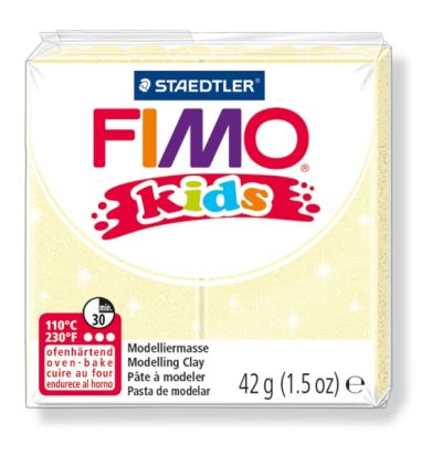 Полимерна глина Staedtler Fimo Kids,42g, перлено жълт 106