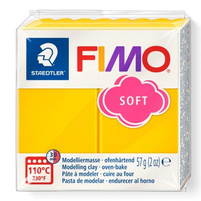 Полимерна глина Staedtler Fimo Soft, 57 g, слънчоглед 16