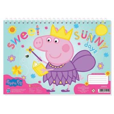 Скицник със спирала А4, 30л, Peppa Pig 2