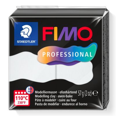Полимерна глина Staedtler Fimo Profession,57g, БЯЛ
