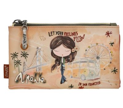 Портфейл Anekke Piece&Love Camel, 18х10х2см