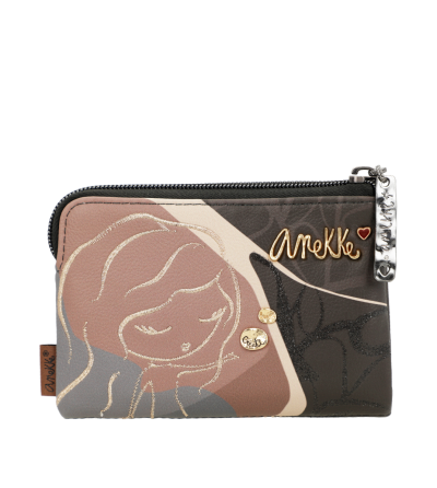 Портфейл Anekke Piece&Love Camel, 15х10х3см