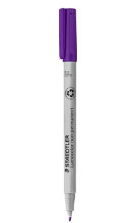 Неперманентен маркер Staedtler Lumocolor 316 F, лилав