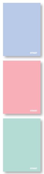 Тетрадка Street, А4, МК, 42л, PP корици, ВАР