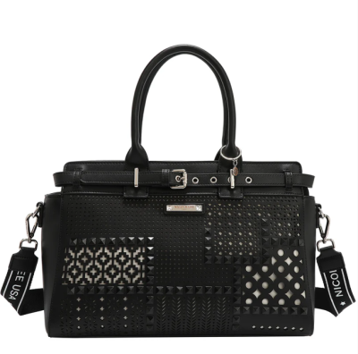 Чанта Nicole Lee, 41x25x15 cm, черна