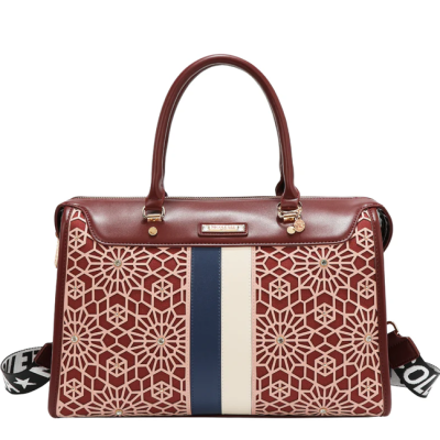 Чанта Nicole Lee, 35.5x22x15.5 cm, бордо