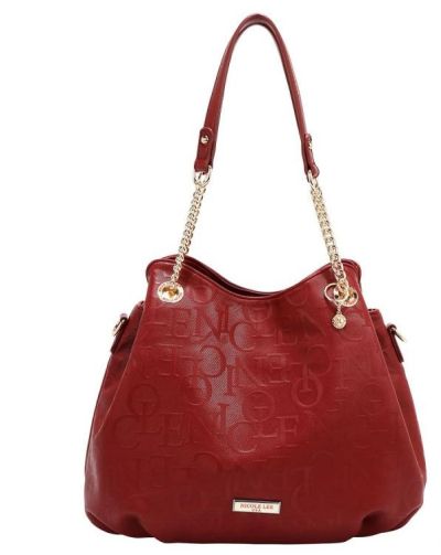 Чанта Nicole Lee, 35x25.5x13 cm, БОРДО