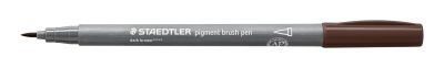 Флумастер Staedtler Pigment Brush 371, ТЪМНО КАФЯВ