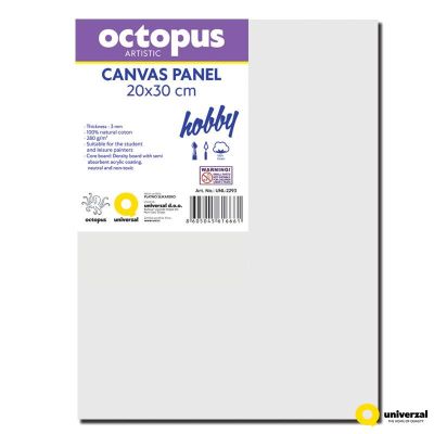 Платно за рисуване Octopus, 20x30cm