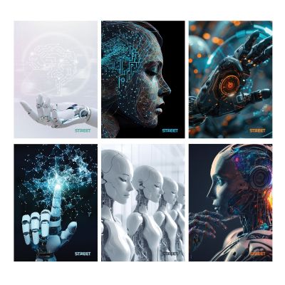 Тетрадка с телчета А5, 60 листа, ШР, БГ, AI