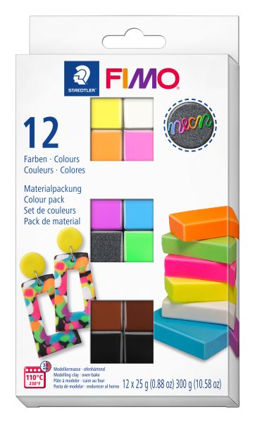 Комплект глина Staedtler Fimo , 12 цвята х 25g