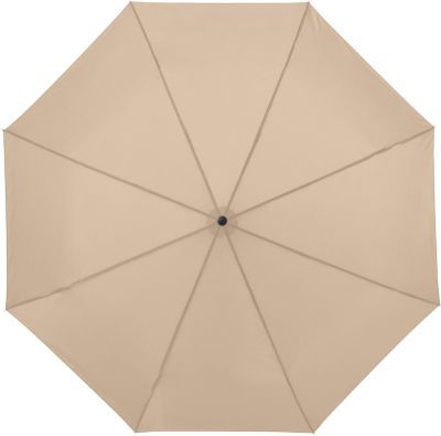 Чадър 21.5", сгъваем, бежов
