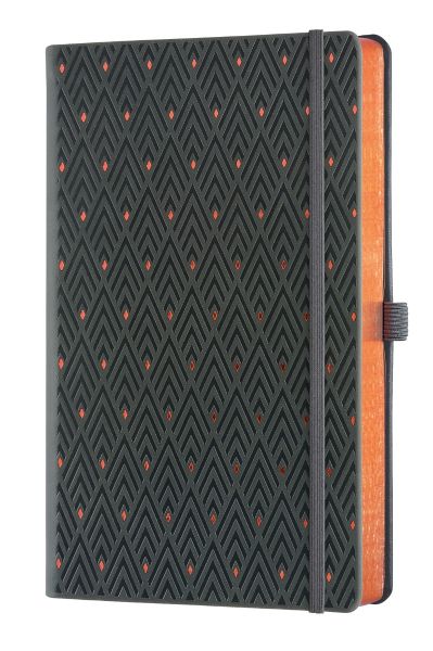 Бележник Castelli C&G, 9x14cm, лин, Diamond Copper
