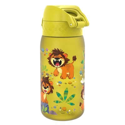 Бутилка за вода Ion8 Print, рециклирана пластмаса, 350ml, ЛЪВЧЕТА