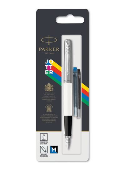 Писалка Parker Royal Jotter, блистер, бяла