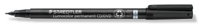 Маркер Staedtler Lumocolor 310 CD/DVD,0.4mm, черен