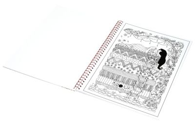 Книжка за оцветяване Adult, А4, 40 стр., Coloring