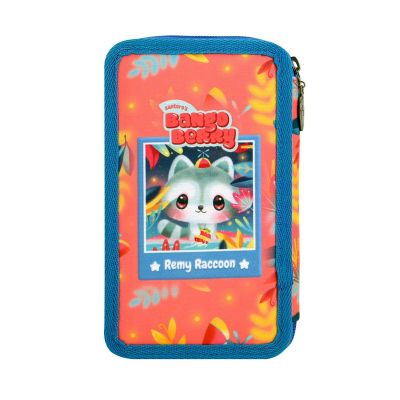 Несесер Bangoberry Remy Raccoon, троен, пълен, 45ч