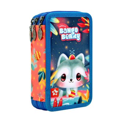 Несесер Bangoberry Remy Raccoon, троен, пълен, 45ч